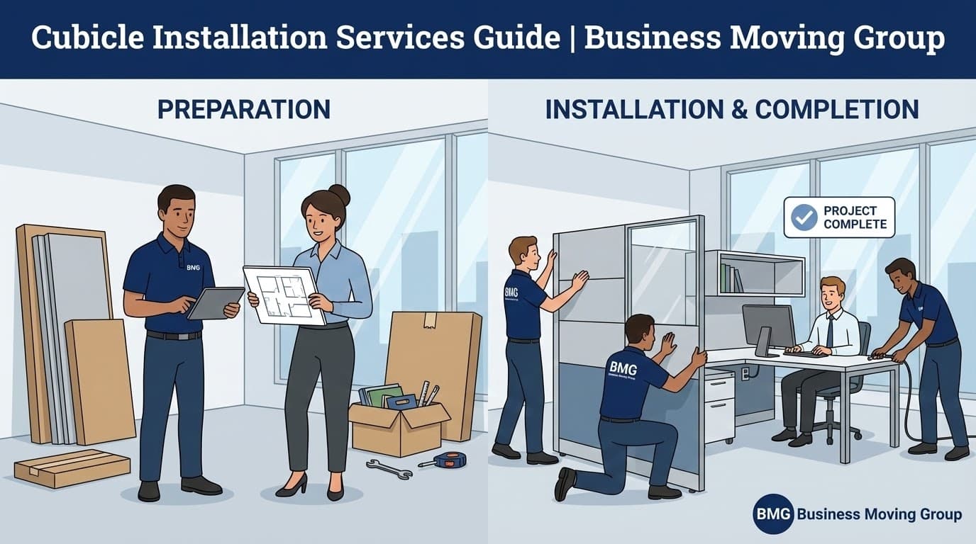 Cubicle Installation Services Guide | Business Moving Group