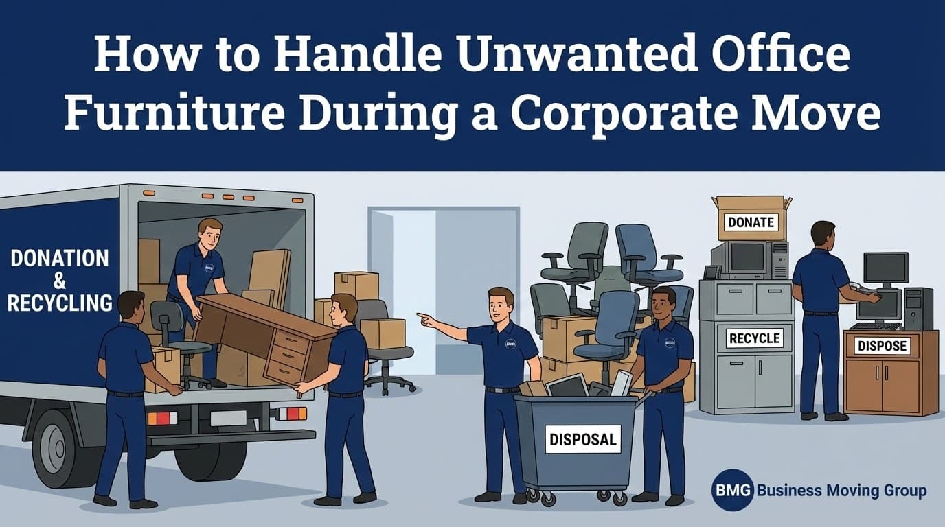How to Handle Unwanted Office Furniture During a Corporate Move