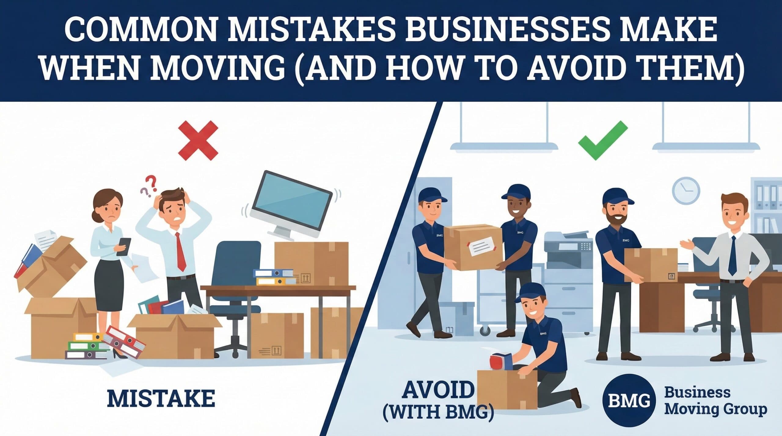 Common Mistakes Businesses Make When Moving (And How to Avoid Them)