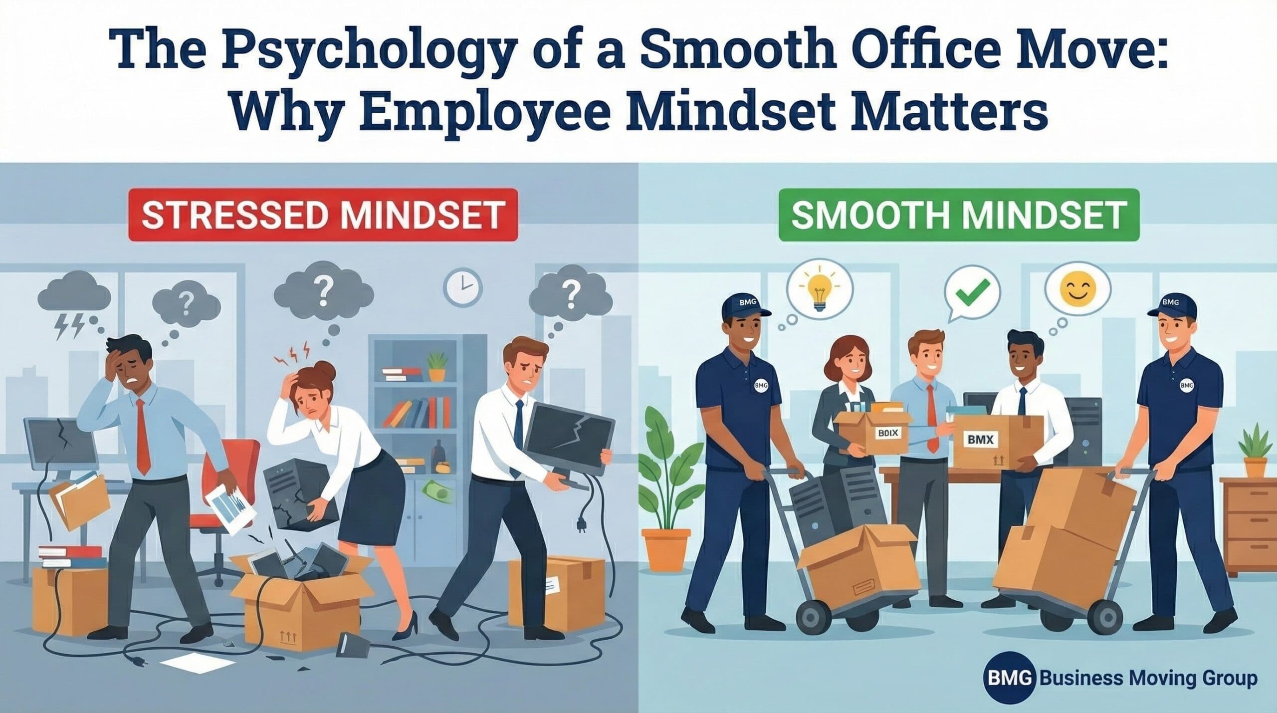 The Psychology of a Smooth Office Move: Why Employee Mindset Matters