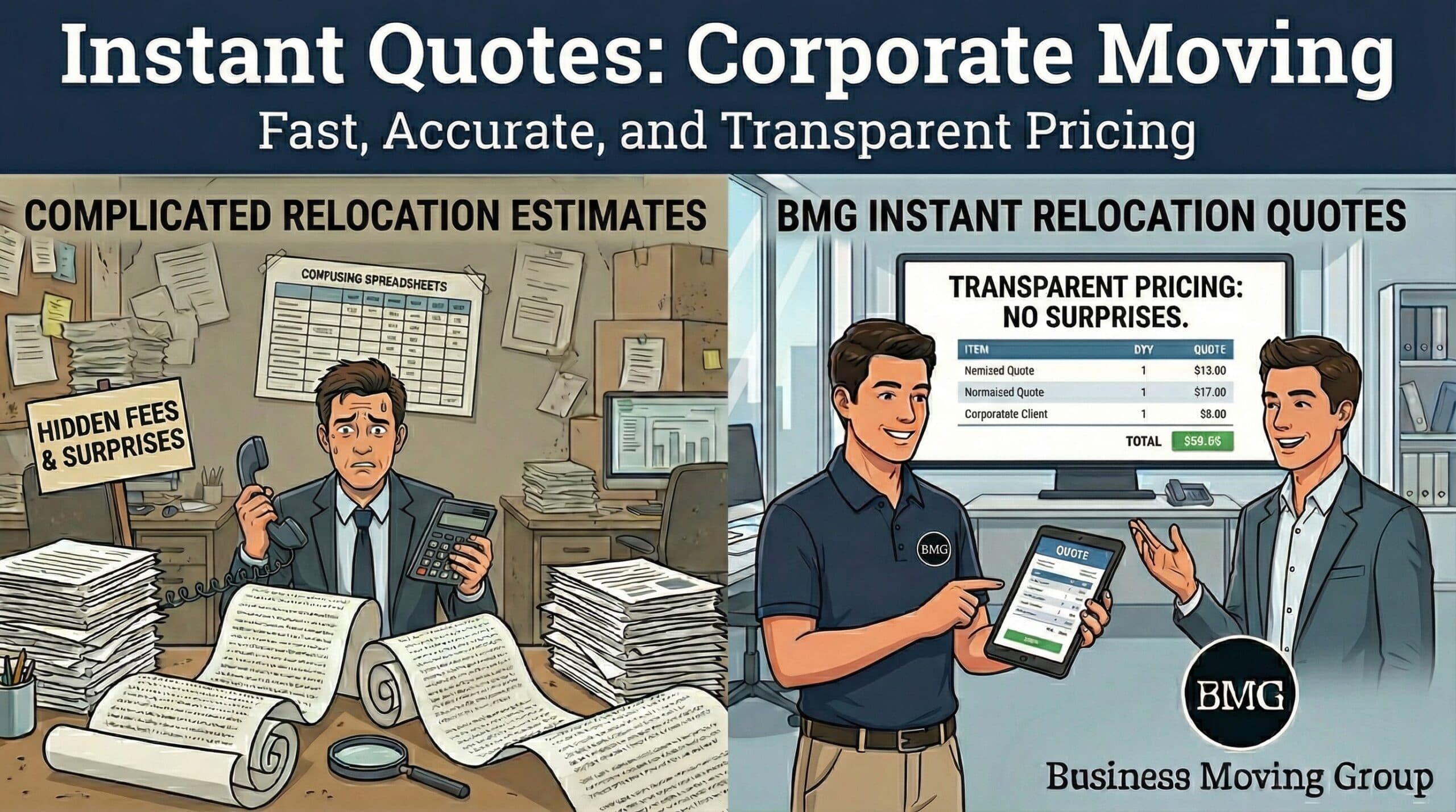 Instant Quotes - corporate moving