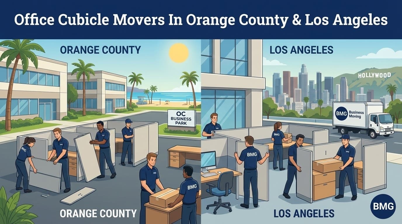 Office Cubicle Movers In Orange County & Los Angeles