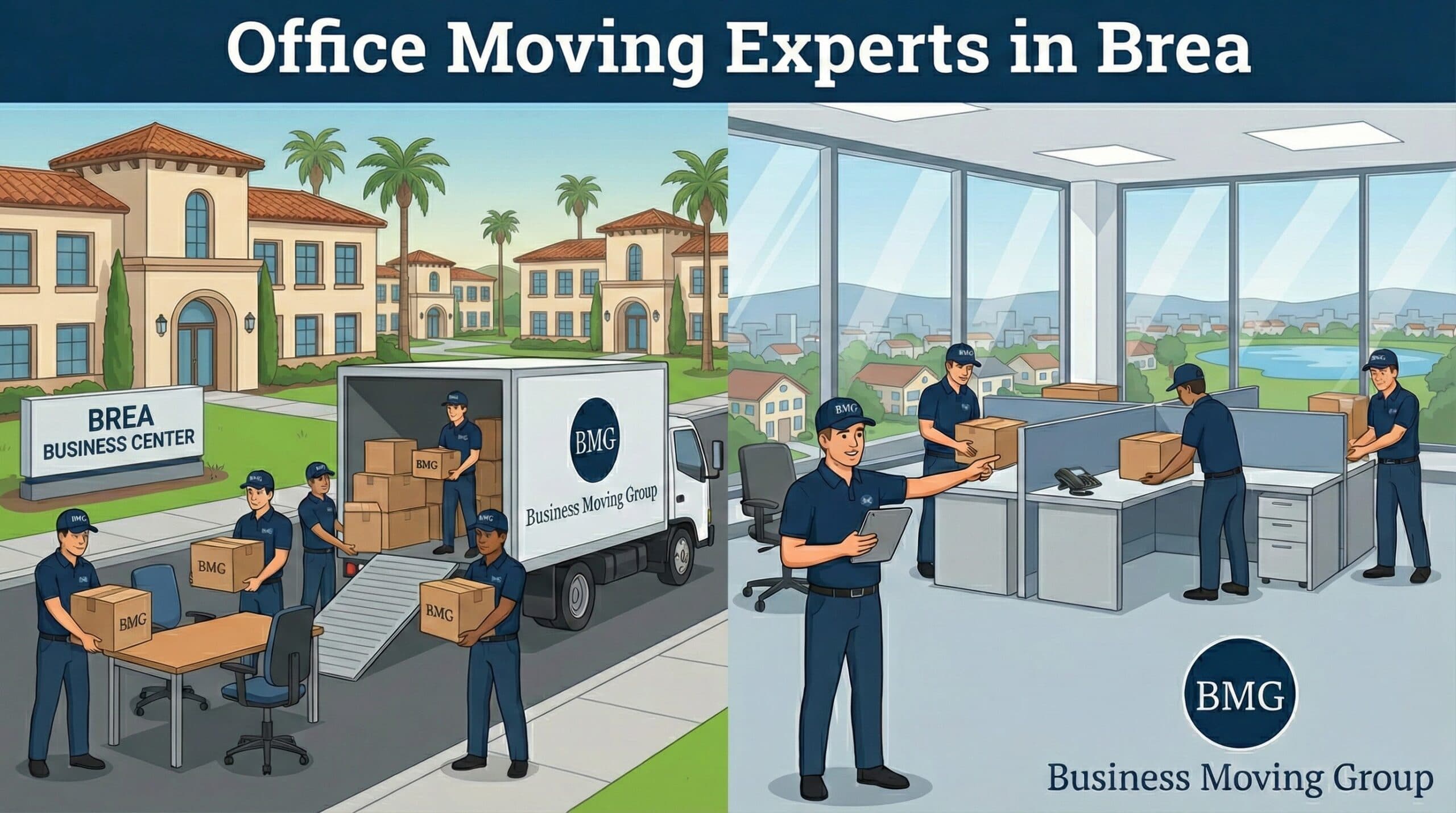 Office Moving Experts in Brea