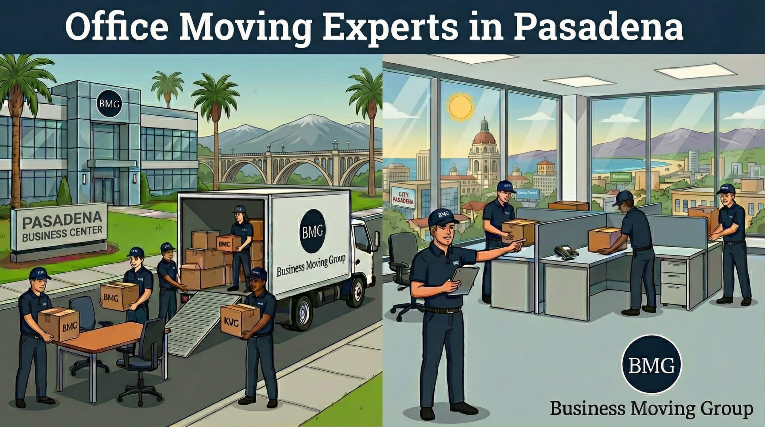 Office Moving Experts in Pasadena