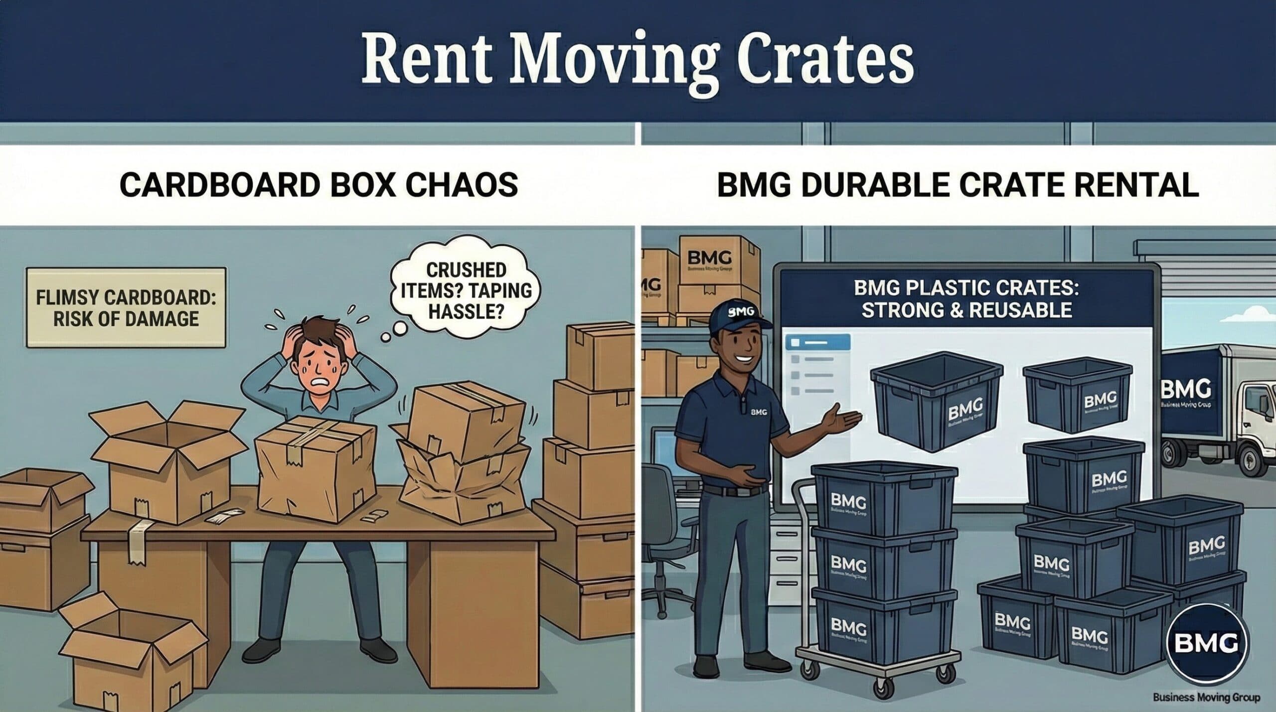 Rent Moving Crates